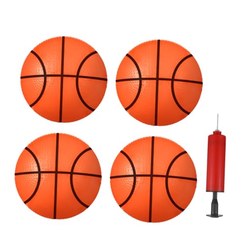 GETAJGHSD 3 Sätze Kleiner Basketball Aufblasbares Basketballspielzeug Federnde Kickbälle Spielzeug Für Kleinkinder Pool-Basketball Schmusespielzeug Aufblasbarer Fußball Großer Hüpfball PVC von GETAJGHSD