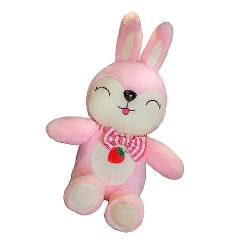 GETAJGHSD 38cm Plüsch Gefülltes Kaninchen Spielzeug Entzückendes Kaninchen Puppe Weiches Plüsch Kaninchen (pink) von GETAJGHSD