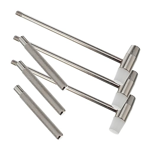 GETAJGHSD 3St Minihammer Juwelier Hammer Schmuckhammer-Kit Kinderschmuck Doppelkopfhammer praktisches Werkzeug Werkzeug-Set Spielzeug Mini-Hammerwerkzeug DIY-Hammer legierter Stahl Silver von GETAJGHSD