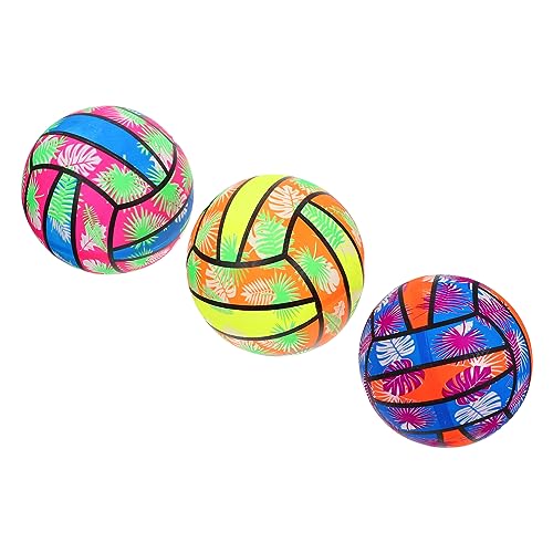 GETAJGHSD 3St der Ball Spiele Poolspiel Volleyball-Sandbälle Beach-Volleyball-Ball Poolparty Spielzeug für Kinder kinderspielzeug poolroborter Wasservolleyball Beach-Spielzeug-Volleyball PVC von GETAJGHSD