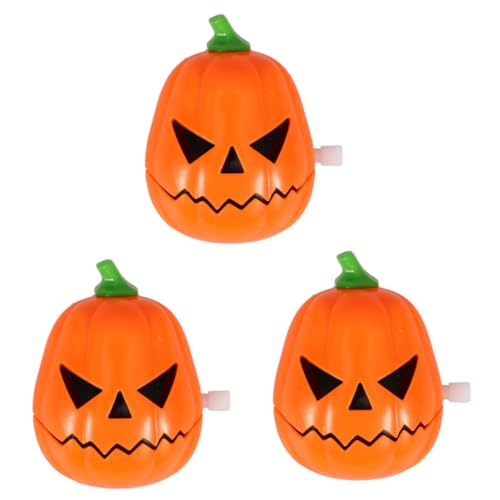 GETAJGHSD 3st Kürbisspielzeug Halloween Tischdekoration Taschen Für Halloween-leckerbissen Taschenfüller Für Halloween-leckereien Halloween-Trick-Requisiten Halloween-Spielzeug Orange Abs von GETAJGHSD