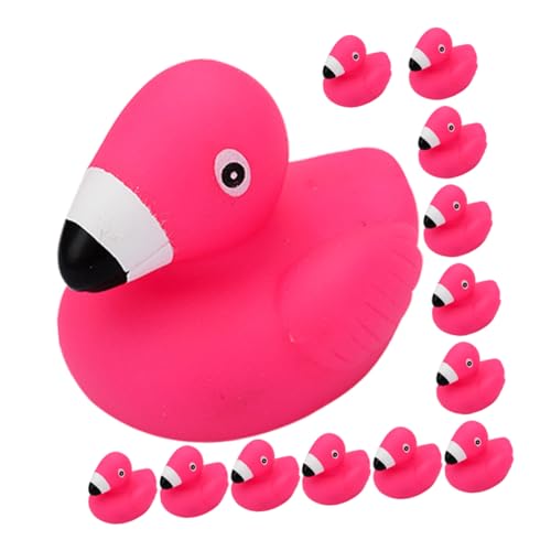 GETAJGHSD 48St Flamingo-Spielzeug Spielzeug kinderspielzeug kinderknallzeug детские игрушки badewanne Wasserspielzeug für Babys kinderbadezimmer Spielen Spielzeug Vinyl Rosy von GETAJGHSD