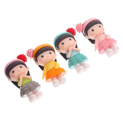 GETAJGHSD 4 Stück Miniatur Puppe Mädchen Figuren Leute aus dem Puppenhaus Fee Toy Garden Decoration Kuchen Dekoration Cake Decoration Kuchendekoration Mädchen-Statue-Puppe PVC GETAJGHSD 4 Stück Miniatur Puppe Mädchen Figuren Leute aus dem Puppenhaus Fee Toy Garden Decoration Kuchen Dekoration Cake Decoration Kuchendekoration Mädchen-Statue-Puppe PVC von GETAJGHSD