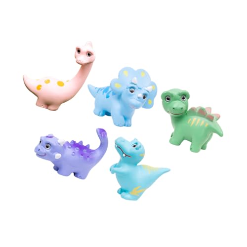 GETAJGHSD Mini-Dinosaurierfiguren 5er-Set Dinosaurier aus Kunstharz für die Garten-Mikrolandschaftsdekoration Dinosaurier-Geburtstagsdekoration von GETAJGHSD