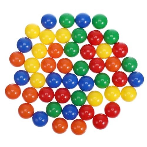 GETAJGHSD 50 Stück Lotteriekugel Spielzeug-Telefon befüllbare Jumbo-Eier Bingokugeln 1-50 Mini-Käsebällchen tischtennisball tischfussball Verlosung von Bällen Aktivität Lotteriebälle Plastik von GETAJGHSD