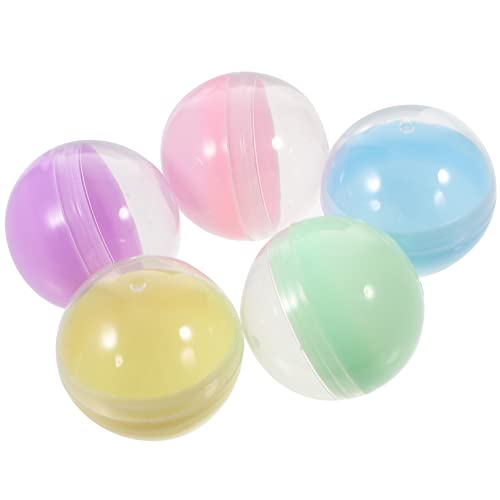 GETAJGHSD 50 Stück Macaron-Gacha-Schale nummerierter Ball Tischtennisball Kaugummikapseln Spielzeug Karnevalsspielball plastikball kunststoffball Leere Kugel Leere Plastikkugel pp von GETAJGHSD