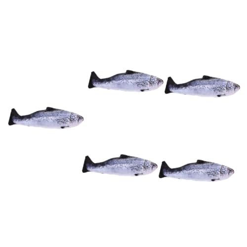 GETAJGHSD 5St Fisch-Wurfskissen 3D-Fischkissen gefülltes Faultier Plüschtier riesiges Fischkissen Fun Toys for Lustiges Spielzeug für Kinder katzenspielzeug Fisch Kissen Fisch Stofftier von GETAJGHSD