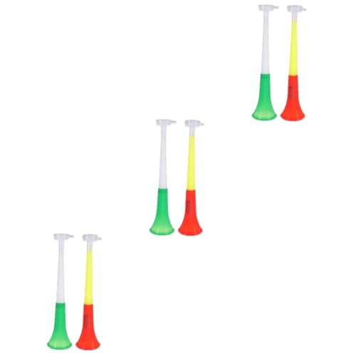 GETAJGHSD 6 Stk Trompete Spielzeug Jubeln Trompete Fußball Horn Spielzeug Tragbare Trompete Teleskop-trompeten Spielzeug Stadion Horn Sport Trompete Blasrohr Fußballfans Trompete Plastik von GETAJGHSD