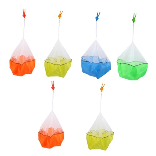 GETAJGHSD 6pcs Hand Werfen Fallschirmspielzeug Outdoor Sport Parachute Soldiers Spielzeug Für Kinder Zufällige Stil von GETAJGHSD