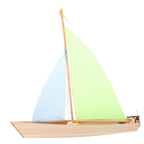 GETAJGHSD 6st Segelmodell Puzzle-montagemodellschiff Mini-kanu-Dekoration Lernspielzeug Für Kinder Puzzles Für Kinder Spielzeugboot Miniatur Segelboot Streichholz Spielzeugjacht U-Boot Stoff von GETAJGHSD