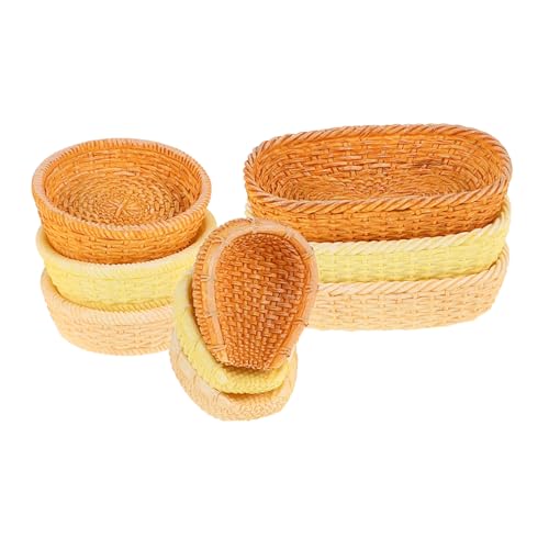GETAJGHSD 9 Stück Teiliges Miniatur Puppenhaus Geflochtener Dekokörbe Vielseitige DIY Mikro Landschaftsaccessoires Detailreiche Miniatur Ornamente für Puppenhaus und Modellbau GETAJGHSD 9 Stück Teiliges Miniatur Puppenhaus Geflochtener Dekokörbe Vielseitige DIY Mikro Landschaftsaccessoires Detailreiche Miniatur Ornamente für Puppenhaus und Modellbau von GETAJGHSD