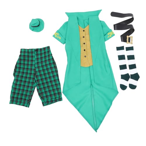 GETAJGHSD Ausgefallene Klamotten Ausstatten St. Patricks Kostüm Kinderkleidung Für Mädchen Halloween-kostüm Für Kinder St. Patricks-Day-Outfit Frack Kostüm Kinder Kostüme Für Mädchen Green von GETAJGHSD