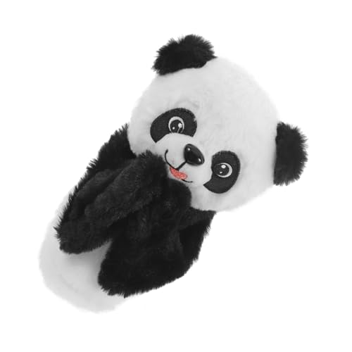 GETAJGHSD Eltern-Kind-Spielzeug Plüschtier-Handpuppen Rollenspiel Handpuppe Plüsch-Handpuppen Handpuppen Spielzeug Panda-Handpuppe Stofftier Handpuppe Marionetten Spielzeug Abs Black von GETAJGHSD