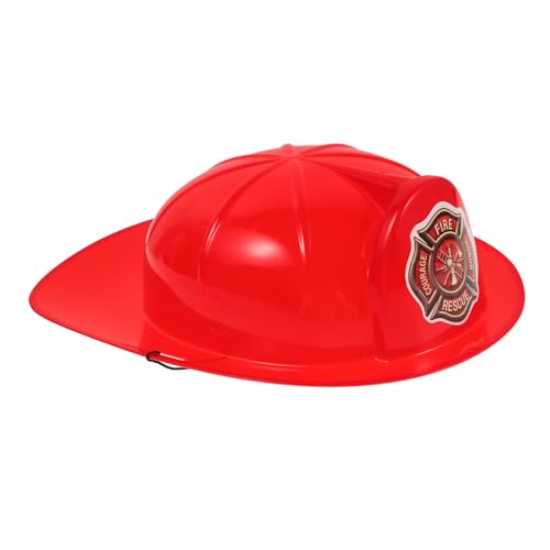 GETAJGHSD Feuerwehrhelm für Jungen und Mädchen Feuerwehrhelm für Jungen und Mädchen Feuerwehrmütze aus Kunststoff Feuerwehrweste Feuerwehrmützen Feuerwehrkopf Feuerwehrmütze für Jungen und Mädchen von GETAJGHSD