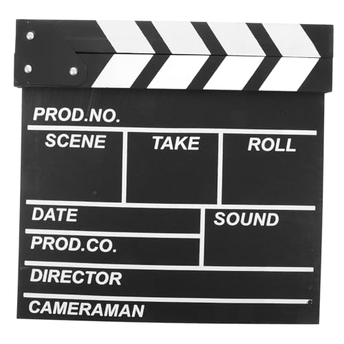 GETAJGHSD Holz Filmklappe Für Szenenaufnahmen Kreatives Filmen Für Erwachsene Umweltfreundliches Spielzeug Vielseitig Einsetzbar Als Fotorequisit Und Lernhilfe GETAJGHSD Holz Filmklappe Für Szenenaufnahmen Kreatives Filmen Für Erwachsene Umweltfreundliches Spielzeug Vielseitig Einsetzbar Als Fotorequisit Und Lernhilfe von GETAJGHSD