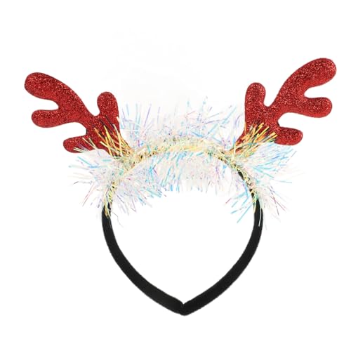 GETAJGHSD Geweih Stirnband Weihnachtsstirnband Für Erwachsene Haarschmuck Aus Geweih Weihnachtskopfschmuck Weihnachtsdekoration Requisiten Party-kopfbedeckung Hirschgeweih-stirnband Schwamm von GETAJGHSD