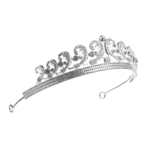 GETAJGHSD Hochzeitsfeier Glitter Rhinestone Crown Stirnband Kopfschmuck Kostüm Zubehör von GETAJGHSD