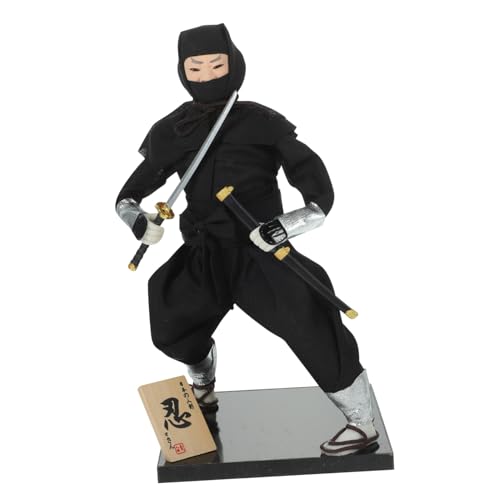 GETAJGHSD Hübsche Ninja Puppe Ninja Puppen Dekoration Ninja Statuen Für Den Schreibtisch Haushalt Ninja Puppe Desktop Ninja Ornament Japanische Humanoide Puppe Ninja Puppen Ornament von GETAJGHSD