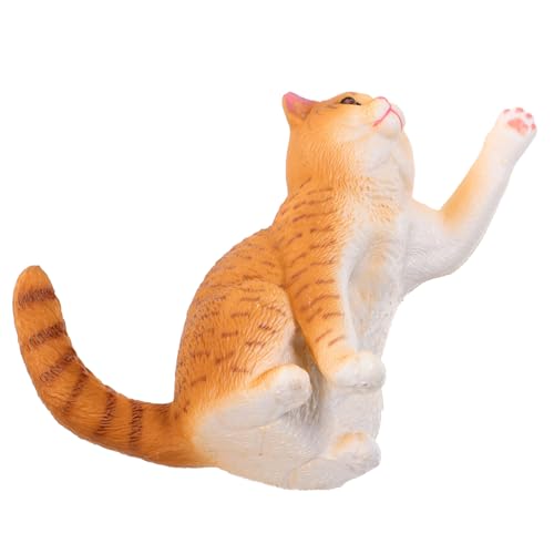 GETAJGHSD Kurzhaariges Katzenmodell Mädchenspielzeug Kinderspielzeug Mädchenspielzeug Kleine Katzen Kinderspielzeug Desktop Katzenfiguren Katzenfigur Cartoon Kätzchen von GETAJGHSD