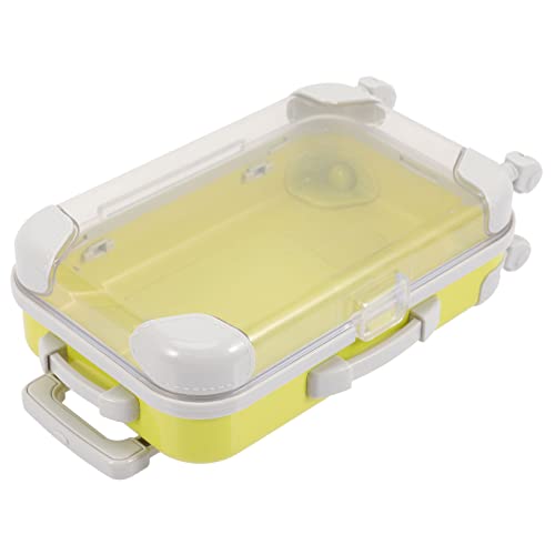 GETAJGHSD Miniatur Puppenkoffer Mini Reisegepäck Koffer für Puppenhaus Dekoration Stabiles Lebensechtes Rollgepäck und Zubehör für Sammler Gelb grün Klein GETAJGHSD Miniatur Puppenkoffer Mini Reisegepäck Koffer für Puppenhaus Dekoration Stabiles Lebensechtes Rollgepäck und Zubehör für Sammler Gelb grün Klein von GETAJGHSD