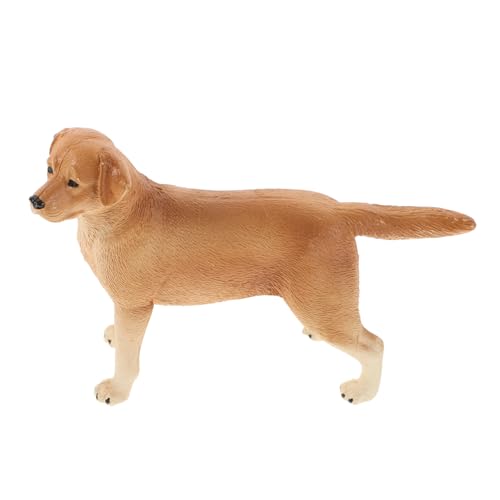 GETAJGHSD Kuscheltiere Hunde Quietschspielzeug Hund Handbemalte Hundefiguren Aus Realistische Spielzeuge Für Detailgetreue Labrador Figur Als Dekoration Oder Zum Tierfiguren Für Kreative Rollenspiele von GETAJGHSD