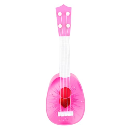 GETAJGHSD Obst Gitarre Gitarren-Ukulele Für Anfänger Musikalisches Spielzeug Musikspielzeug Ukulele Für Kinder Kinderspielzeug Ukulele Gitarre Musikinstrument Mini-gitarrenspielzeug Abs Weiß von GETAJGHSD