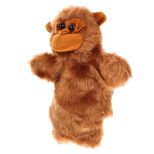 GETAJGHSD Orang Utan Tier Handpuppe Puppen Kinderspielzeug Kinderspielzeug Handpuppe Für Kinder Handpuppe Spielzeug Bär Handpuppe Geschichtenerzählen Handpuppe Kreative Puppenspielzeuge von GETAJGHSD