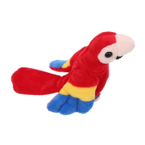 GETAJGHSD Papageien-Fingerpuppe Papagei Plüsch Stofftier Vogelpuppe Taubenstofftier Fingerpuppen Vogel Handpuppe papagei Mini Puppen Tierpuppen Plüschpuppenspielzeug PP Baumwolle von GETAJGHSD