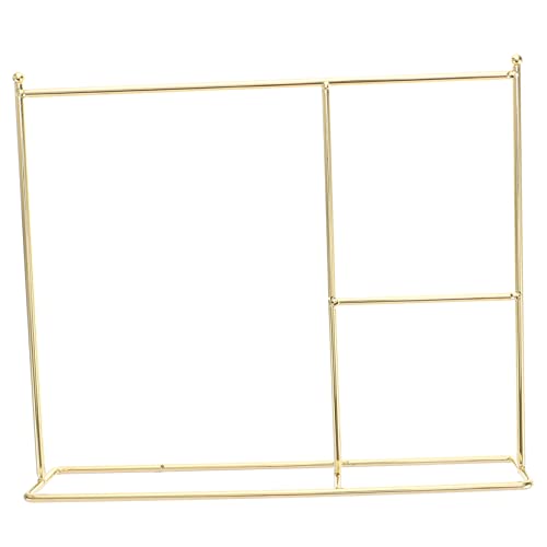 GETAJGHSD Puppenaufhänger puppenmöbel puppenkleiderbügel Puppenkleider-Aufhänger Mini-Puppen Kleiderständer für Puppen Puppenstuben-Kleiderhalter Miniatur-Kleider-Organizer Eisen Golden von GETAJGHSD