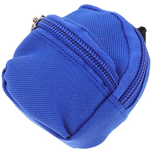 GETAJGHSD Puppenrucksack Schließfach Miniatur Wohnaccessoires Rucksack für Puppen für puppenkleidung minirucksacke rucksäcke Mini-Hausverzierung Puppen-Mini-Rucksack Polyester Blue von GETAJGHSD