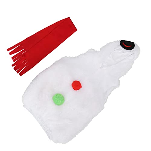 GETAJGHSD Schneemann Cosplay Kostüm Set für Kinder Weihnachten Schneemann Festival Outfit von GETAJGHSD