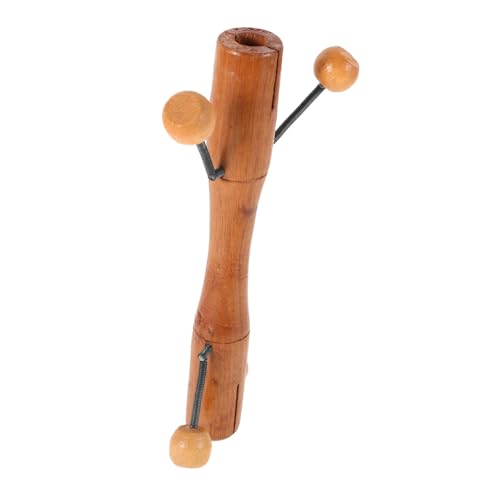 GETAJGHSD Schlaginstrument aus Holz handgefertigtes Lebensmittel- -Schlüsselanhänger Holz Schlaginstrument Kinderschlaginstrument Guiro-Schlaginstrument Guiro-Instrument von GETAJGHSD