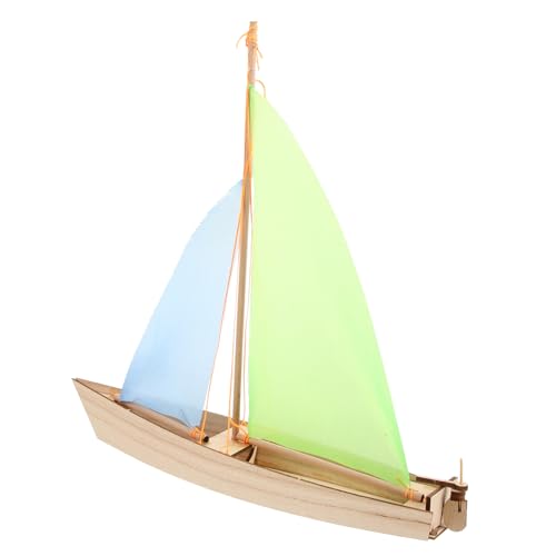 GETAJGHSD Segelmodell Puzzle Montagemodell Spielzeug Puzzle Spielzeug Segelyacht Für Teich Miniatur Segelboot Schiffe Mini Boote Zum Basteln Kinderboote Bausätze Bastelform Aus von GETAJGHSD