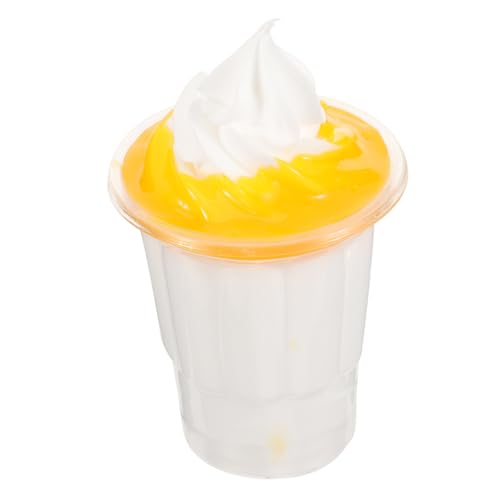 GETAJGHSD Simulation Eisbecher Modell Eiscreme Marmelade Lebensmittel Requisiten Kunsteis Fotografie Requisiten Simulation Eiscreme Falsches Gefälschtes Künstliches Eiscreme von GETAJGHSD