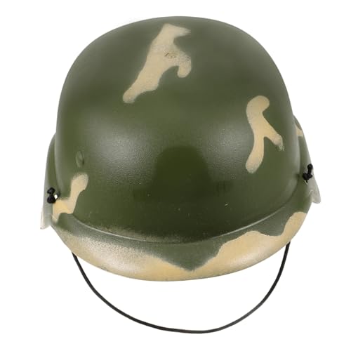 GETAJGHSD Tarnhelm Armeekostüme für Kinder Tarnmütze für Jugendliche Halloween-Hut für Kinder Kriegshelm Militärisches Spielzeug Spielzeughelm Camouflage-Helm Armeehelm verkleiden Plastik von GETAJGHSD