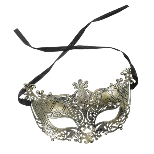 GETAJGHSD Vintage-stil-maske Für Halloween, Lebendige Halbgesichts-maskerade-maske Für Erwachsene, Kostümmaske Für Männer Und Frauen, Leichte Halbgesichtsmaske, Halloween-maske von GETAJGHSD