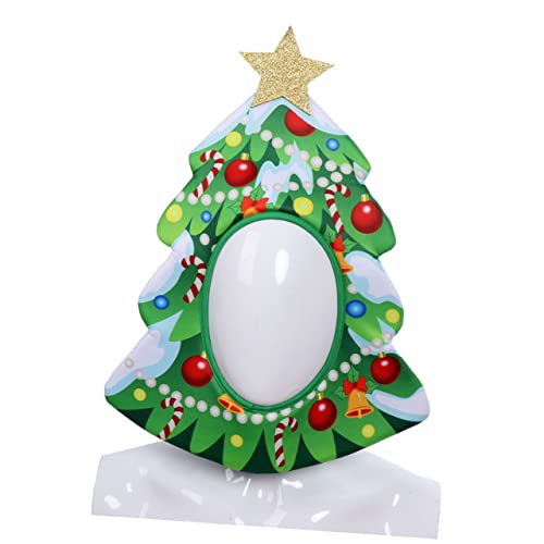 GETAJGHSD Weihnachtsmütze Weihnachtsbaum Hut Abschlussballdekorationen lustige Feiertagshüte weihnachtsverkleidung weihnachts verkleidung Weihnachtsrequisiten Rollenspiel-Requisiten Green von GETAJGHSD