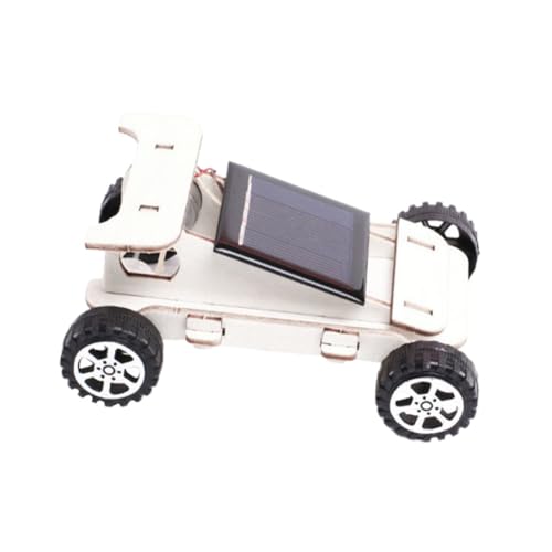 Solarauto Kinder experimente Experiment Kinder puppenwagen Physik für Kinder elektrisches RC-Auto Lernspielzeug Solarenergie-Spielzeug Solarenergie Kinderspielzeug hölzern Beige GETAJGHSD von GETAJGHSD