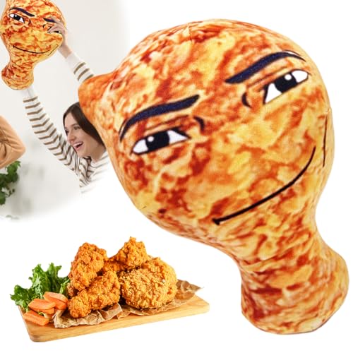 GET Stoop Chicken Nugget Plüschtiere, Cotton Eye Joe Meme Gefülltes Plüschkissen for Fans Kinder Erwachsene Geschenk, Nugget A Chicken Plüschtiere-Chicken Drumstick von GETBSTOOP