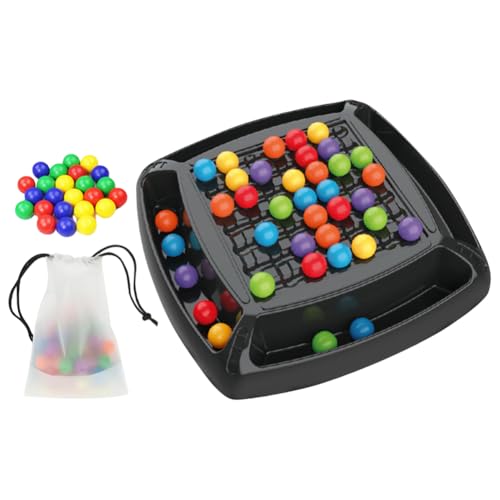 GETBSTOOP Rainbow Ball Elimination Brettspiel, Puzzle Magic Chess Board Rainbow Ball Elimination Game, pädagogisches interaktives Matching-Spielspielzeug für Kinder und Eltern von GETBSTOOP