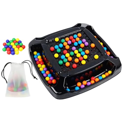 GETBSTOOP Rainbow Ball Elimination Brettspiel, Puzzle Magic Chess Board Rainbow Ball Elimination Game, pädagogisches interaktives Matching-Spielspielzeug für Kinder und Eltern von GETBSTOOP