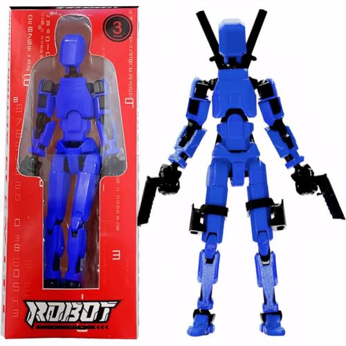 GETBSTOOP T13 Action Figur Set, 3D Titan 13 Action Figuren, 13 Action Figur mit Gelenken, T13 Sammelaktion Figur for Sammler als Schreibtischdekoration von GETBSTOOP