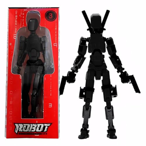 GETBSTOOP T13 Action Figur Set, 3D Titan 13 Action Figuren, 13 Action Figur mit Gelenken, T13 Sammelaktion Figur for Sammler als Schreibtischdekoration von GETBSTOOP