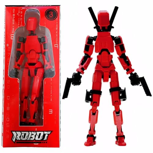 GETBSTOOP T13 Action Figur Set, 3D Titan 13 Action Figuren, 13 Action Figur mit Gelenken, T13 Sammelaktion Figur for Sammler als Schreibtischdekoration von GETBSTOOP