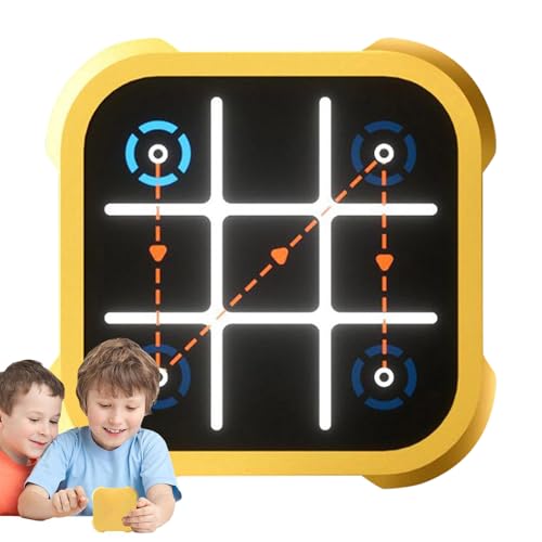 GETBSTOOP Tic Tac Toe-Spiel, 3-in-1 elektronisches Tic Tac Toe, Noughts and Crosses Spiel, Big Eat Small Tic TACS Reise-Familienspiele, Giiker Tic Tac Toe for Bildungs- und Gedächtniswachstu von GETBSTOOP