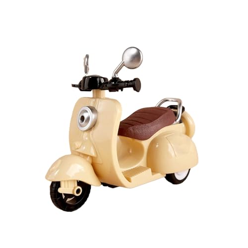 Inertial Lamb Scooter, Beige Miniatur-Motorrad für Desktop-Display, Sammelspielzeug mit sanftem Gleiten, dekoratives Stück für Regale und Schreibtische Inertial Lamb Scooter, Beige Miniatur-Motorrad für Desktop-Display, Sammelspielzeug mit sanftem Gleiten, dekoratives Stück für Regale und Schreibtische von GETJOY