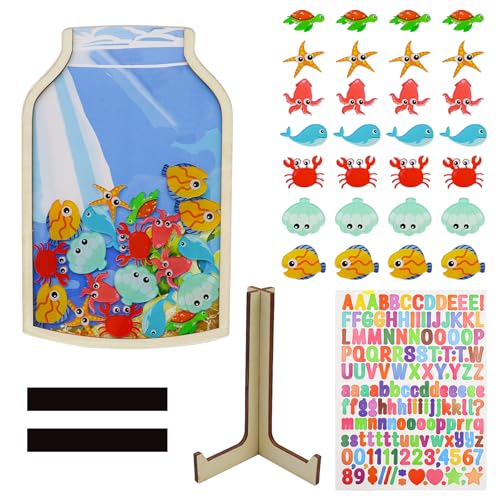 GETRICH Belohnungsglas, Belohnungsglas mit 28 Meerestiere Belohnungsglas Kinder Magnetisch Motivations Reward Jar Anreizglas Belohnungssystem Kinder für Töpfchentraining Für Den Täglichen Gebrauch GETRICH Belohnungsglas, Belohnungsglas mit 28 Meerestiere Belohnungsglas Kinder Magnetisch Motivations Reward Jar Anreizglas Belohnungssystem Kinder für Töpfchentraining Für Den Täglichen Gebrauch von GETRICH