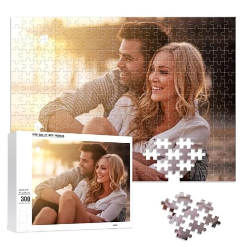 Benutzerdefinierte Puzzles von Fotos personalisierte Puzzle 300, 500, 1000 Stück aus Holz benutzerdefinierte Puzzle für Mom Dad benutzerdefinierte Mutter Vater Geburtstag Hochzeit Graduierung Geschenk von GEXHSRGD