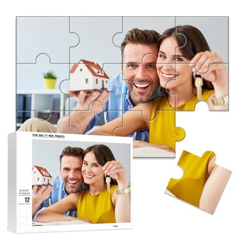 Benutzerdefinierte Puzzles von Fotos personalisierte Puzzle 300, 500, 1000 Stück aus Holz benutzerdefinierte Puzzle für Mom Dad benutzerdefinierte Mutter Vater Geburtstag Hochzeit Graduierung Geschenk von GEXHSRGD