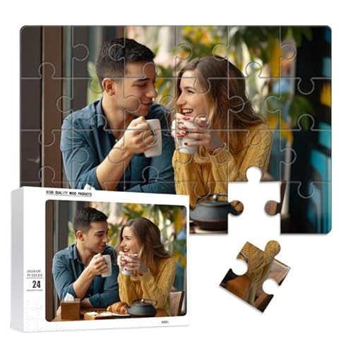 Benutzerdefinierte Puzzles von Fotos personalisierte Puzzle 300, 500, 1000 Stück aus Holz benutzerdefinierte Puzzle für Mom Dad benutzerdefinierte Mutter Vater Geburtstag Hochzeit Graduierung Geschenk von GEXHSRGD